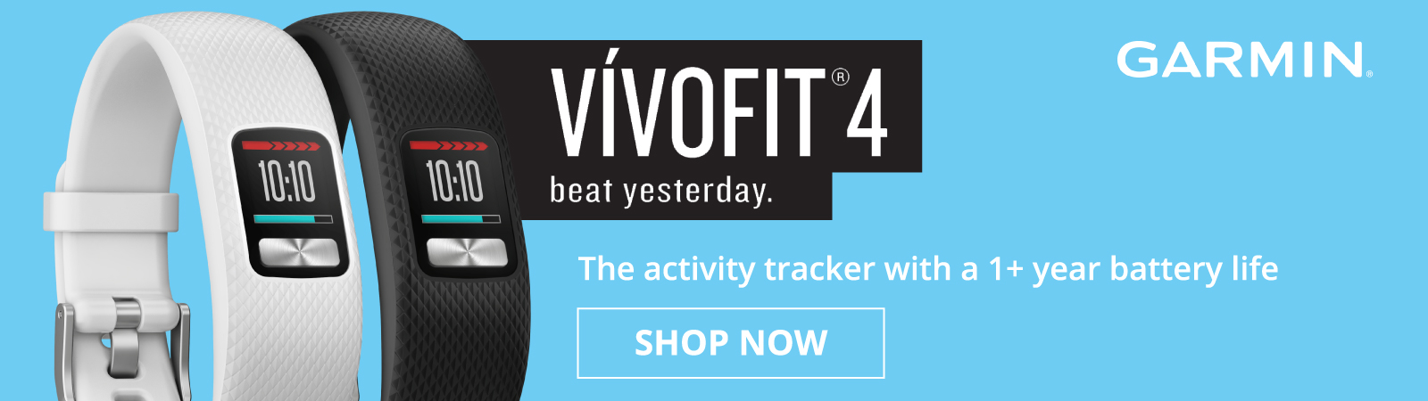 Garmin vívofit 4 display advertisement