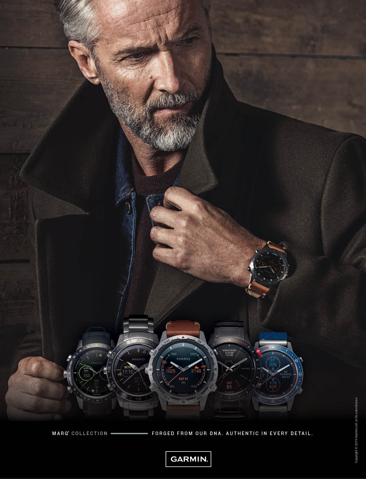 Garmin MARQ collection campaign artwork